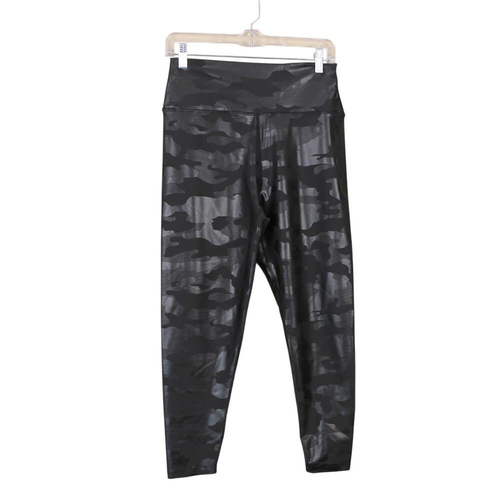 Sage Everyday 7/8‎ Black Camo Sweat Wicking Legging Pants Casual Workout Size L